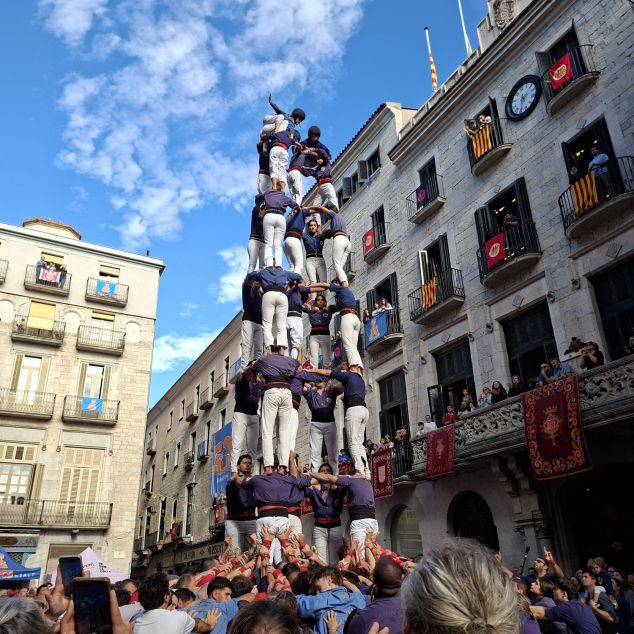 El 5 de 8 en la diada de Girona. Foto: E. Casanova El 5 de 8 en la diada de Girona. Foto: E. Casanova