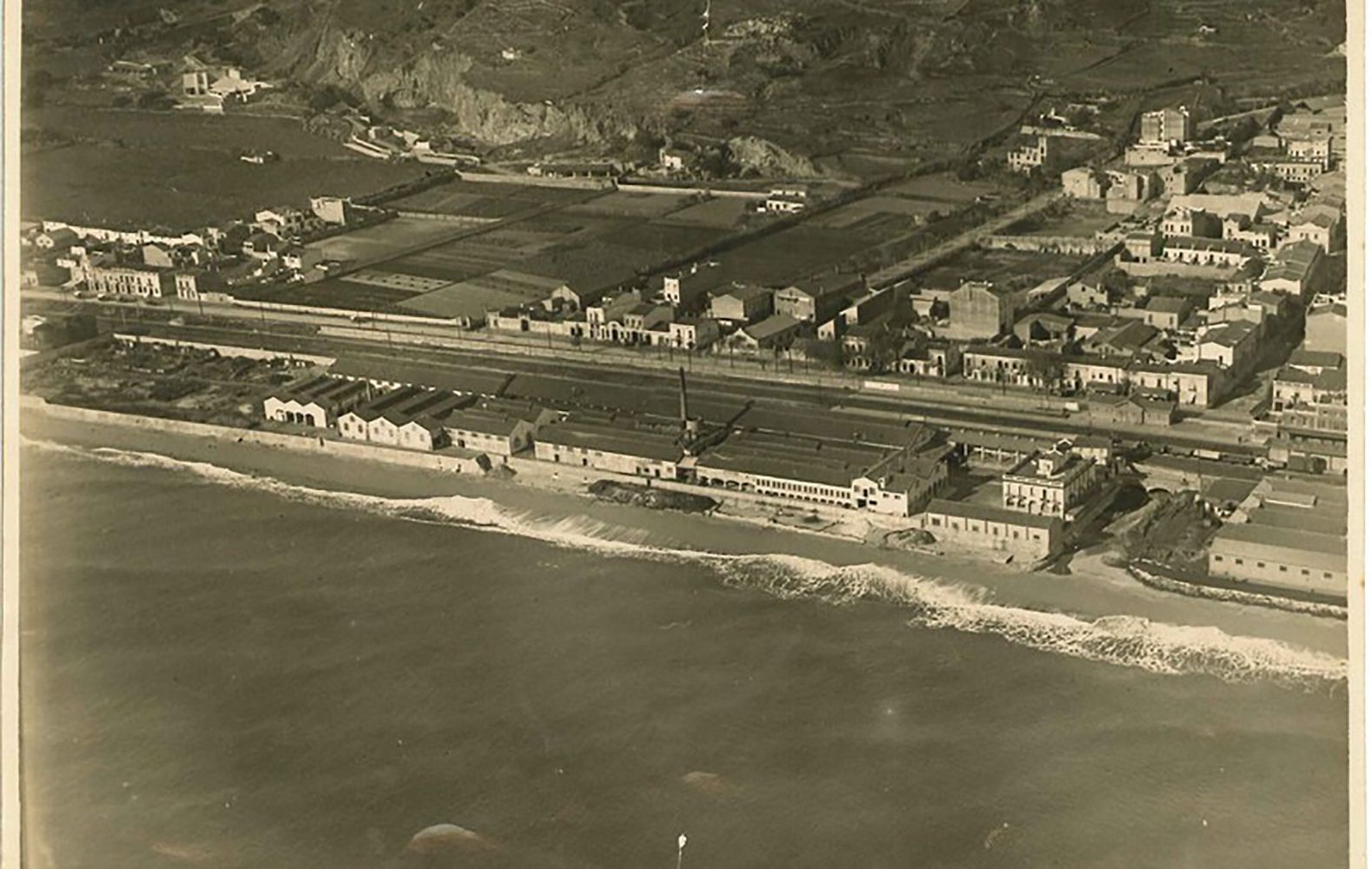Montgat durant la Guerra Civil. Foto: Ajuntament de Montgat