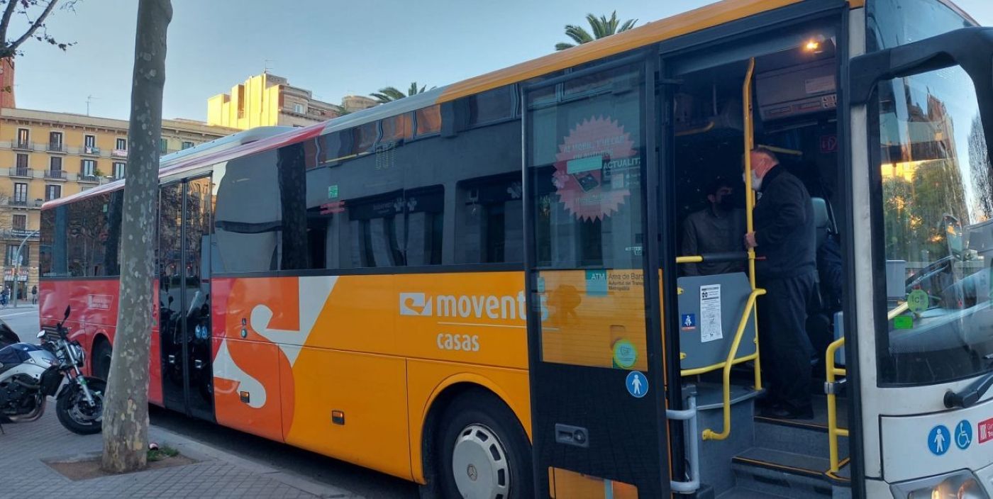 El bus que connecta Argentona amb Barcelona