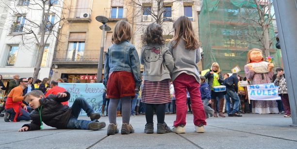 Imatge de la manifestació del passat mes de Març