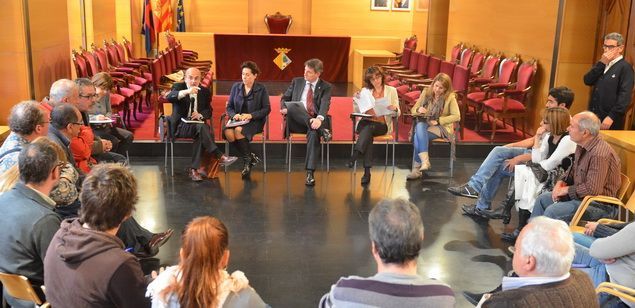 Imatge de la reunió d'ahir