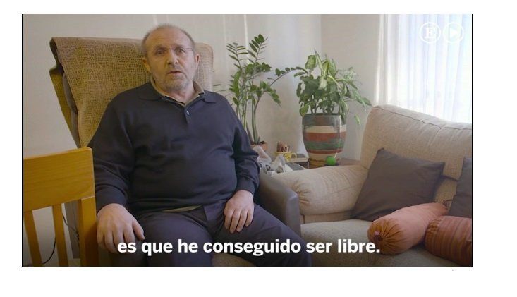 José Antonio Arrabal grabó su suicidio, indignado por la legislación vigente. Font: El País