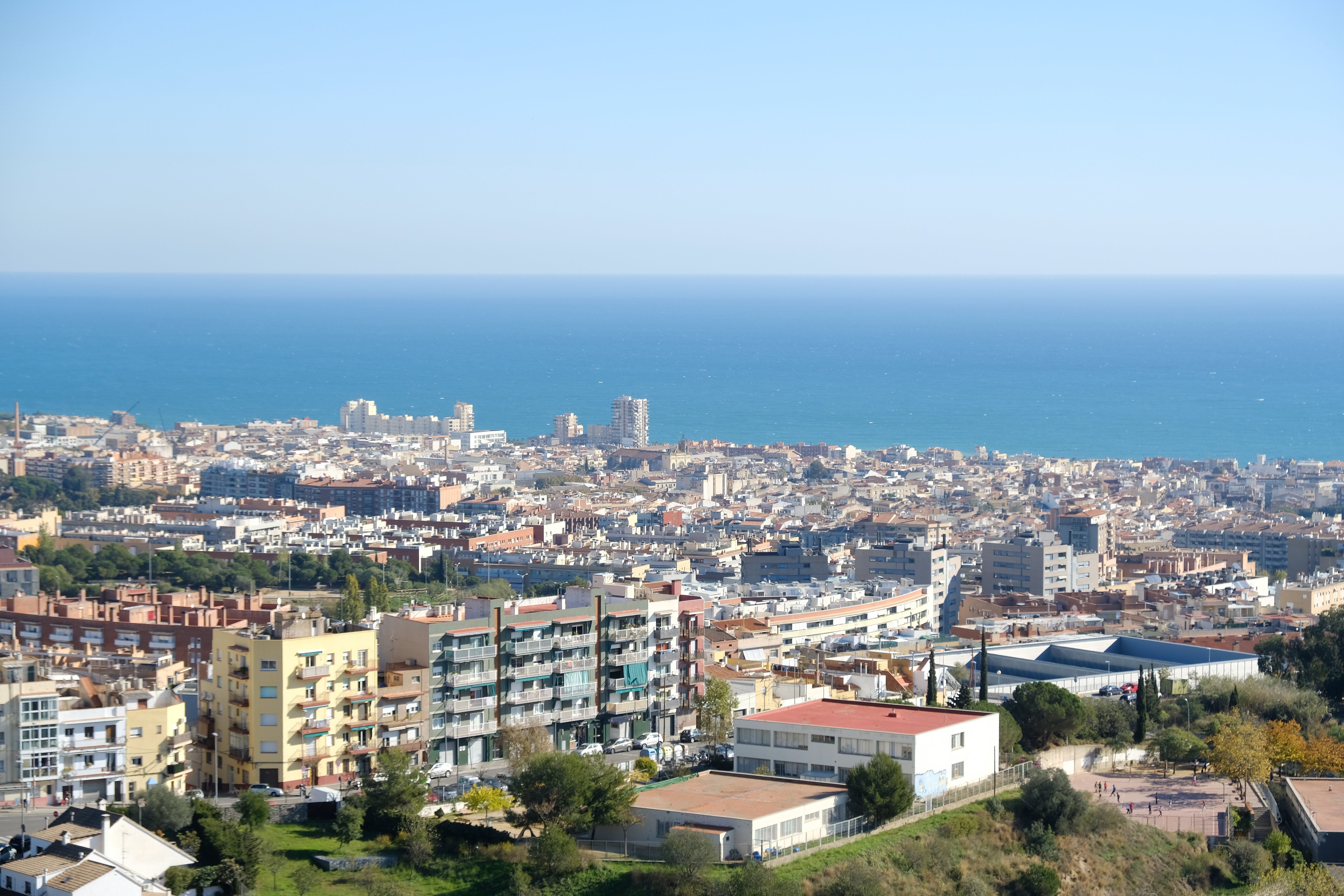 Vista del parc d'habitatges de Mataró