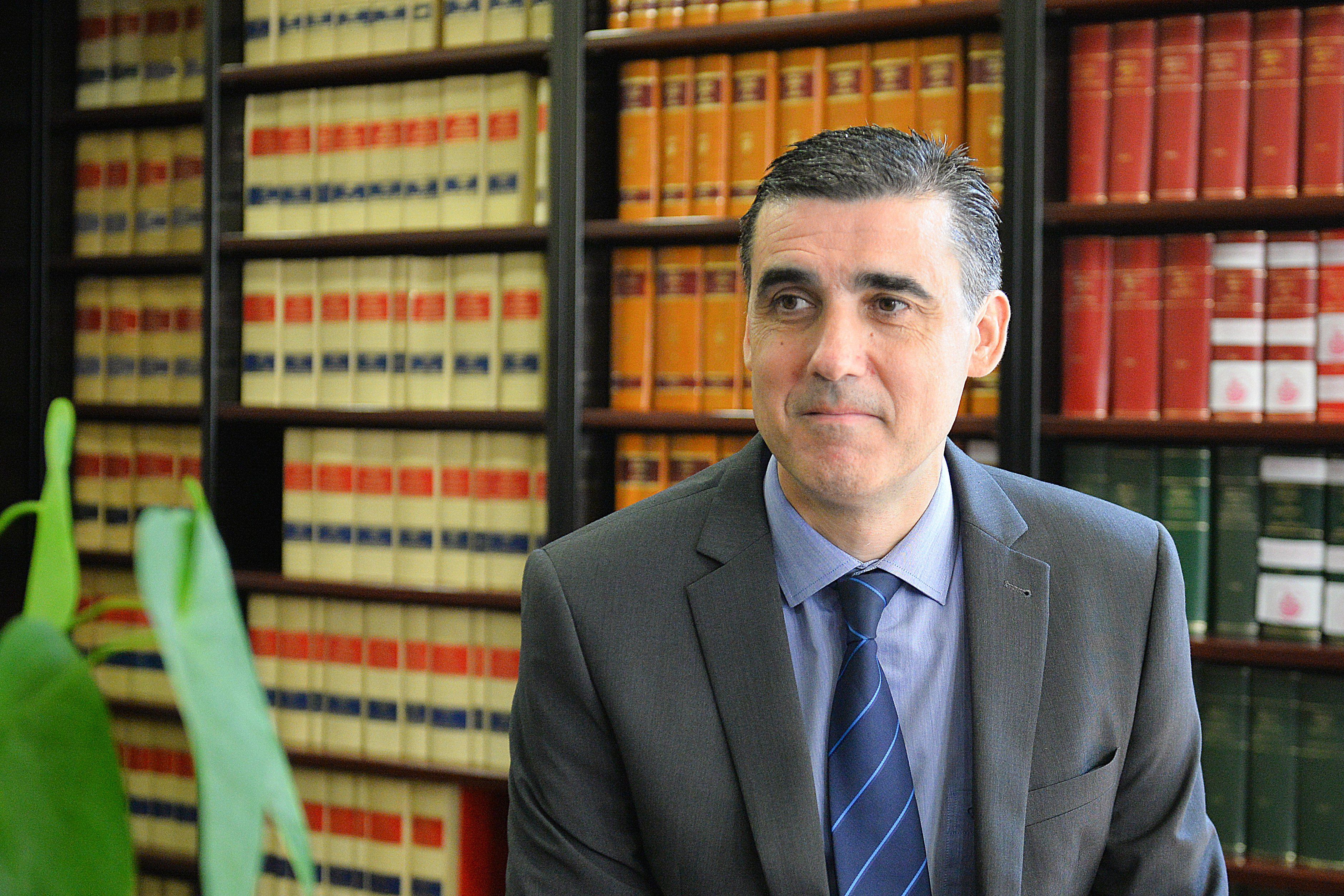Julio Naveira, presidente del Colegio de Abogados. Foto: R. Gallofré