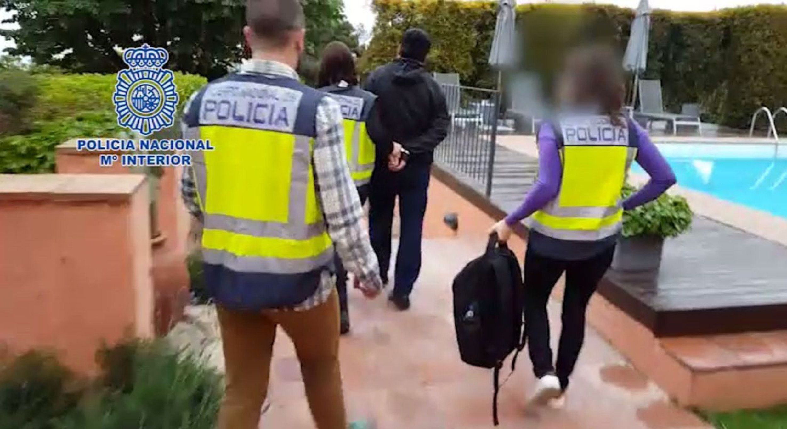 El momento de la detención. Foto: Policía Nacional