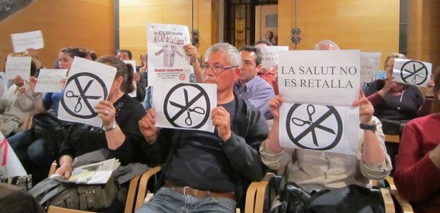 Veïns de la Llàntia al ple municipal