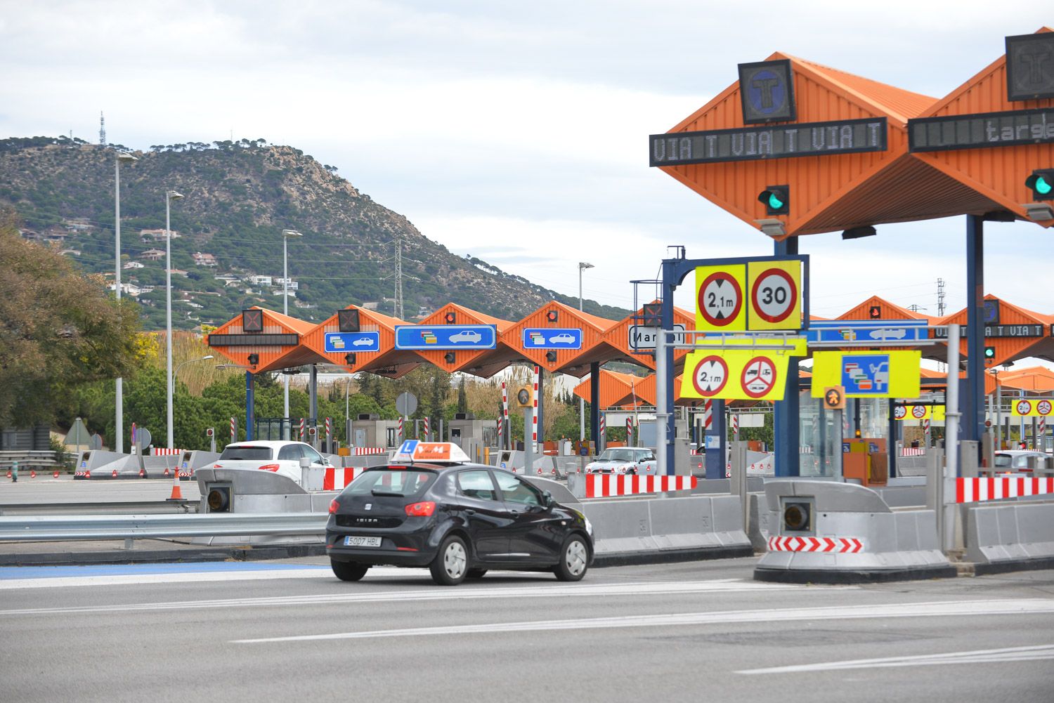 El peaje de la C32 en Vilassar de Dalt. Foto: R.Gallofré