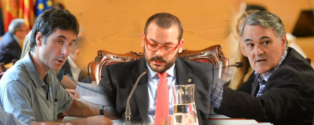 Cuéllar, Bote i López, protagonistes de la trifulca