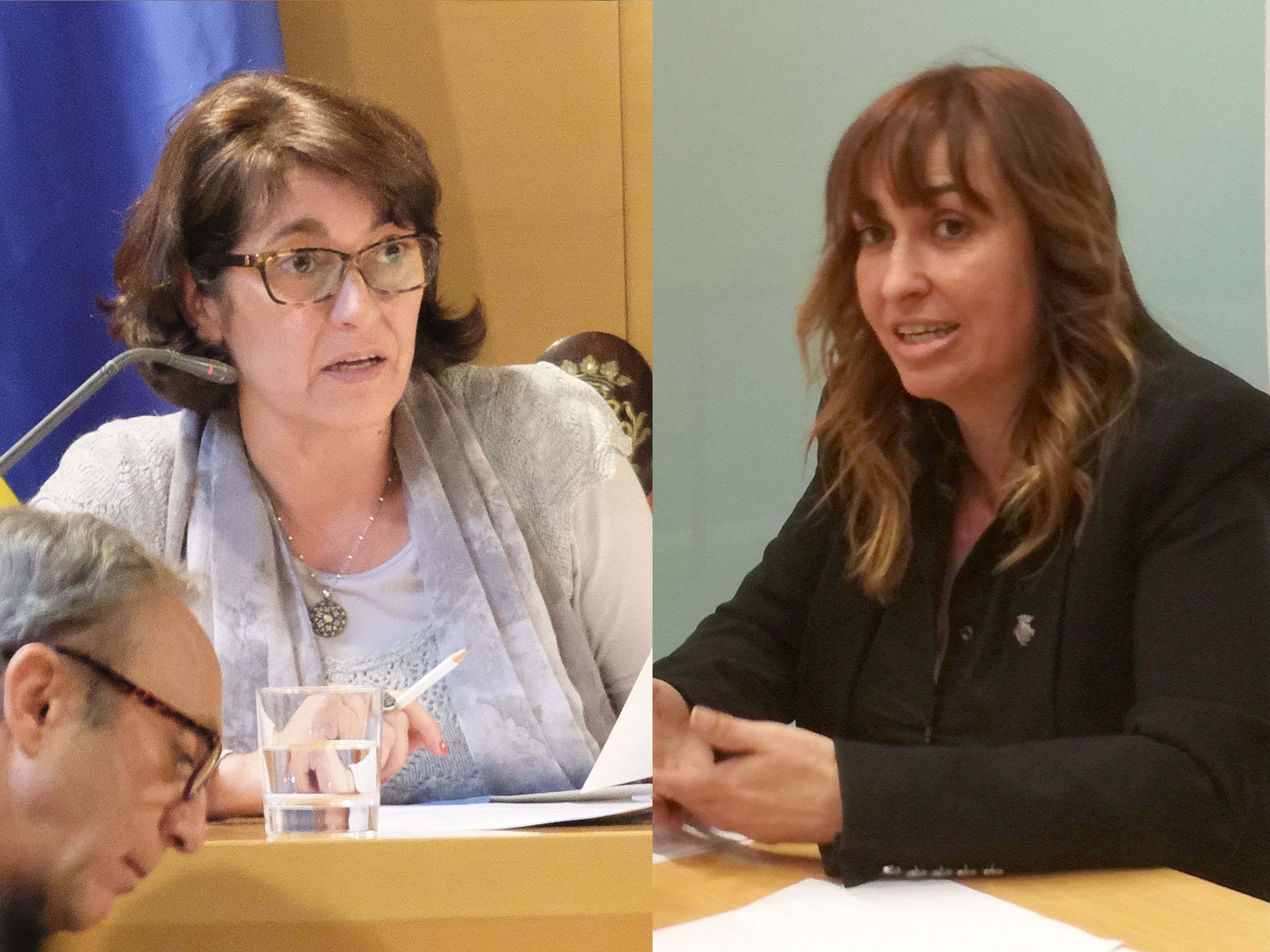 Núria Calpe i Núria Moreno.