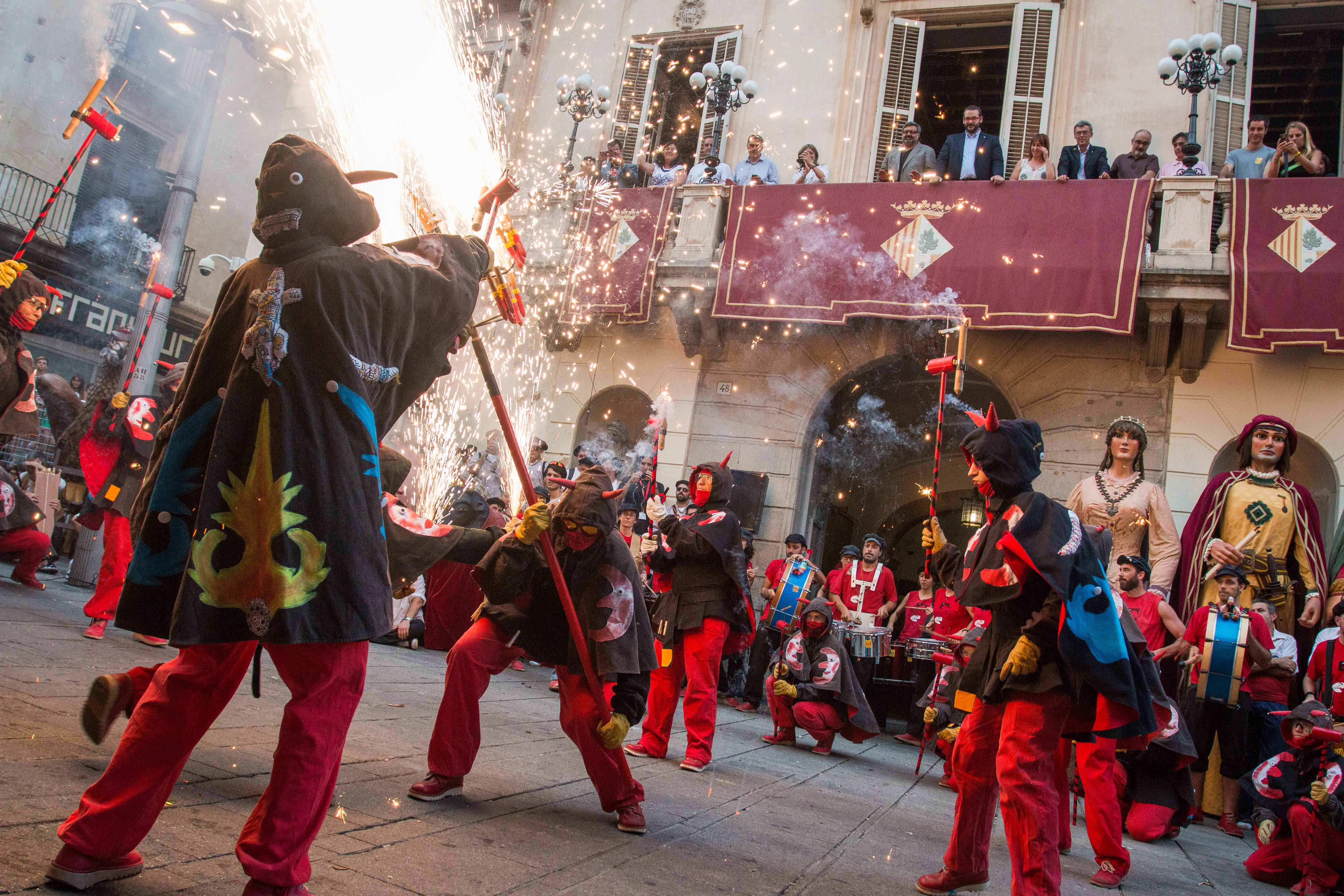Les diables en un acte de Les Santes