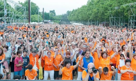 Dissantes, un dels actes més multitudinaris.