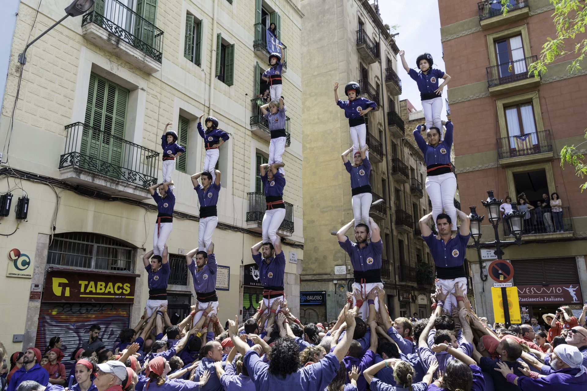 Capgrossos a Gràcia. Foto: X.Saborido