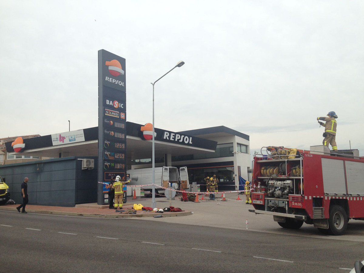La gasolinera donde tuvieron lugar los hechos. Foto: Ayuntamiento Santo Sadurní