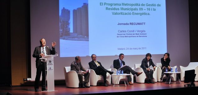 Una de les conferències de l'edició passada de Recuwatt