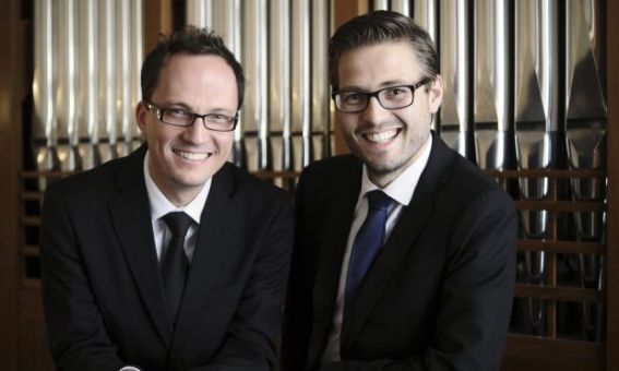 Patrick Stadler (saxofon) i Ulrich Walther (orgue)