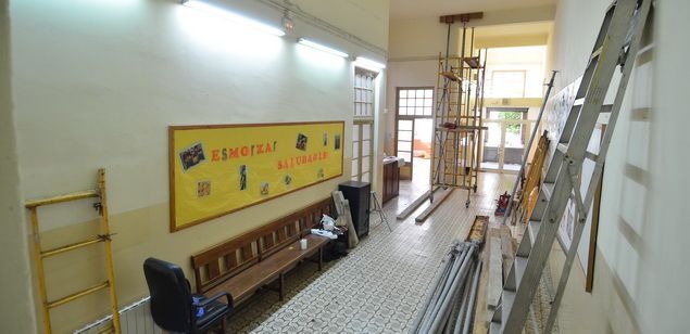 Interior de la escuela Angeleta Ferrer Interior de la escuela Angeleta Ferrer