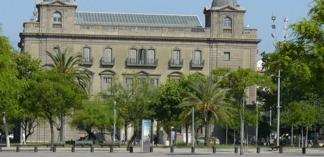 Edificio de la facultad en Barcelona