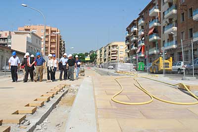 Imagen de la visita de esta mañana. Imagen de la visita de esta mañana.