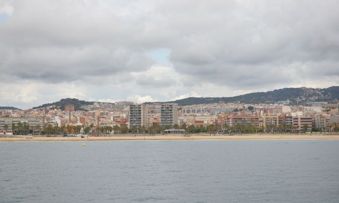 detall front marítim edificis