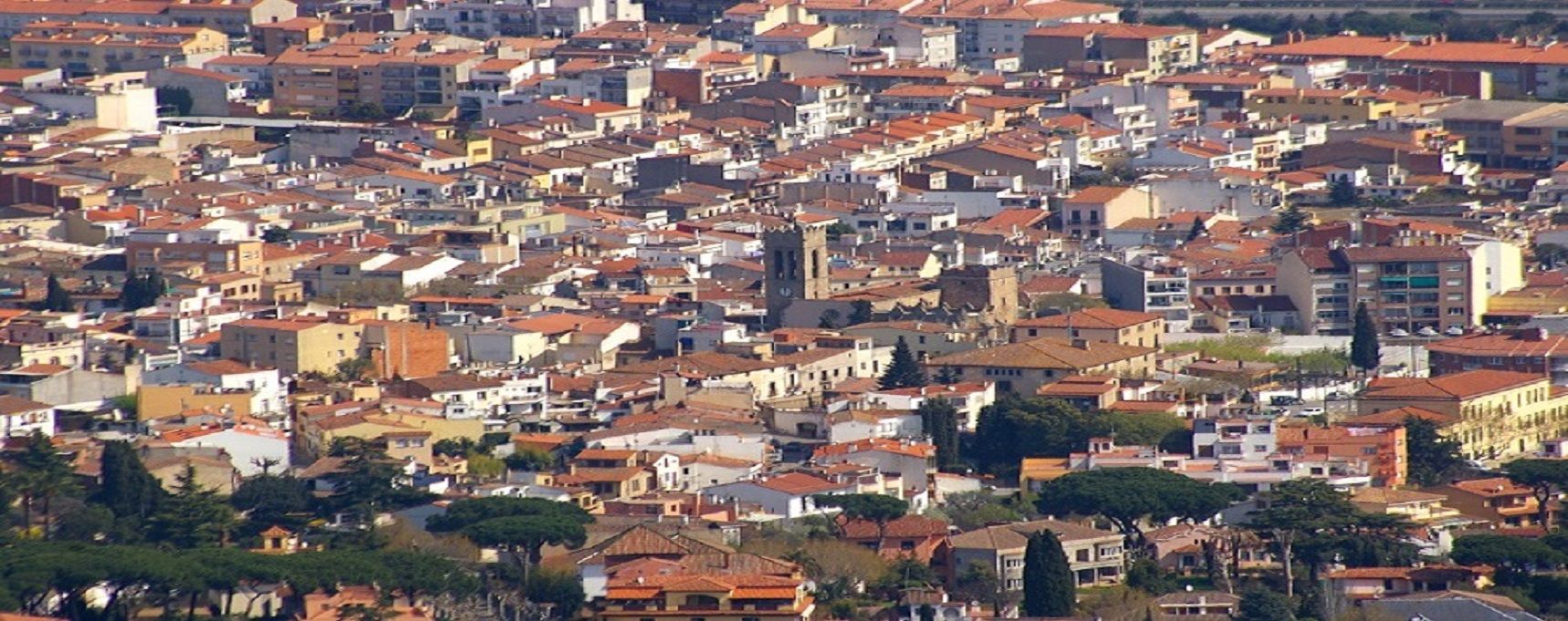 Vista aèrea d'Argentona.