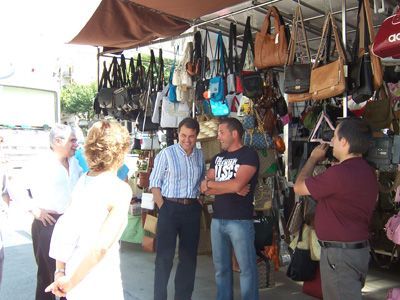 Artur Mas i Ramon Camp conversant amb els paradistes