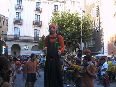 La Galeneta se estrenaba este año a la Gegantada.