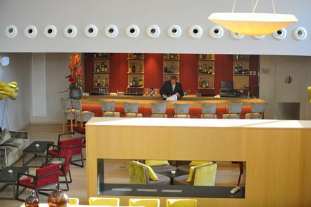 L'interior de l'Hotel Atenea