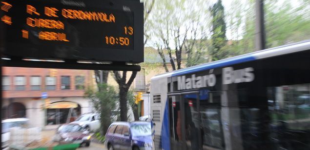 Uno de los vehículos del Mataró Buzo en una parada