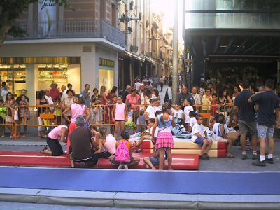 Un instant de l'exhibició. Un instant de l'exhibició.
