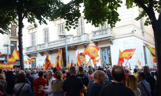Manifestació per a la unitat d'Espanya. Foto Joan G.Jané