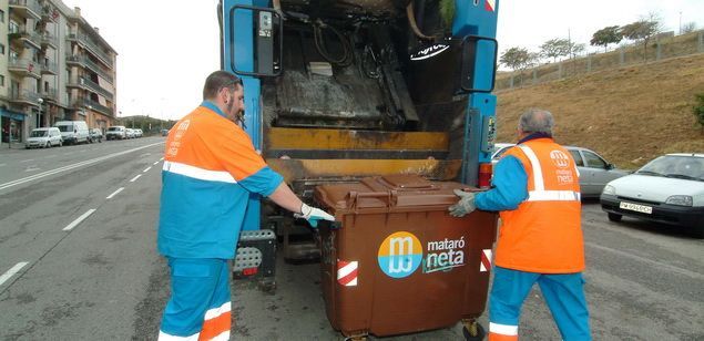 Operarios del servicio de recogida de basura