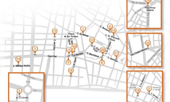 Ruta de la tapa plànol