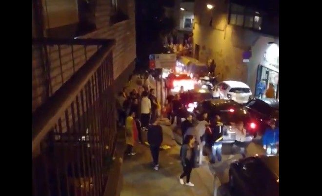 Fotograma de un vídeo donde se muestra el ataque