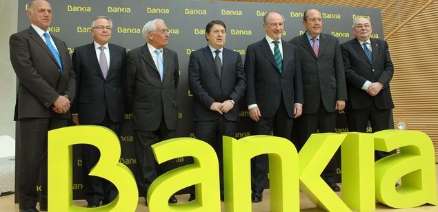 La presentación de Bankia, en 2011 La presentación de Bankia, en 2011