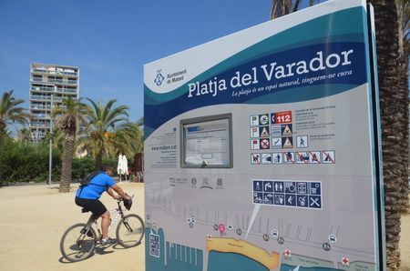 Información turística al Paseo Marítimo