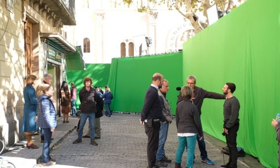 Rodatge per a Movistar Plus. Foto: R.Gallofré