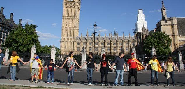 La Via Catalana, a Londres La Via Catalana, a Londres