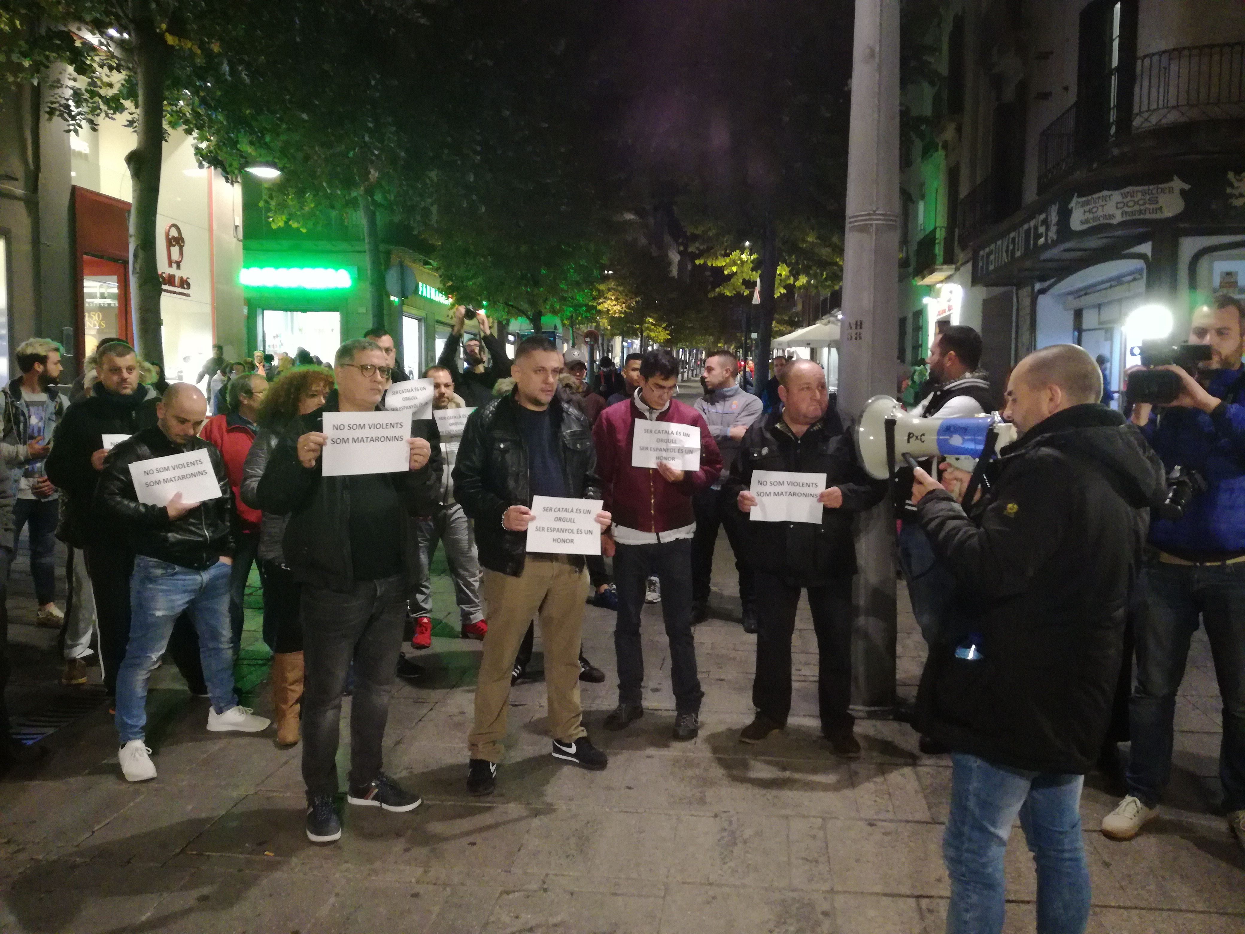 Un instant de la manifestació Un instant de la manifestació