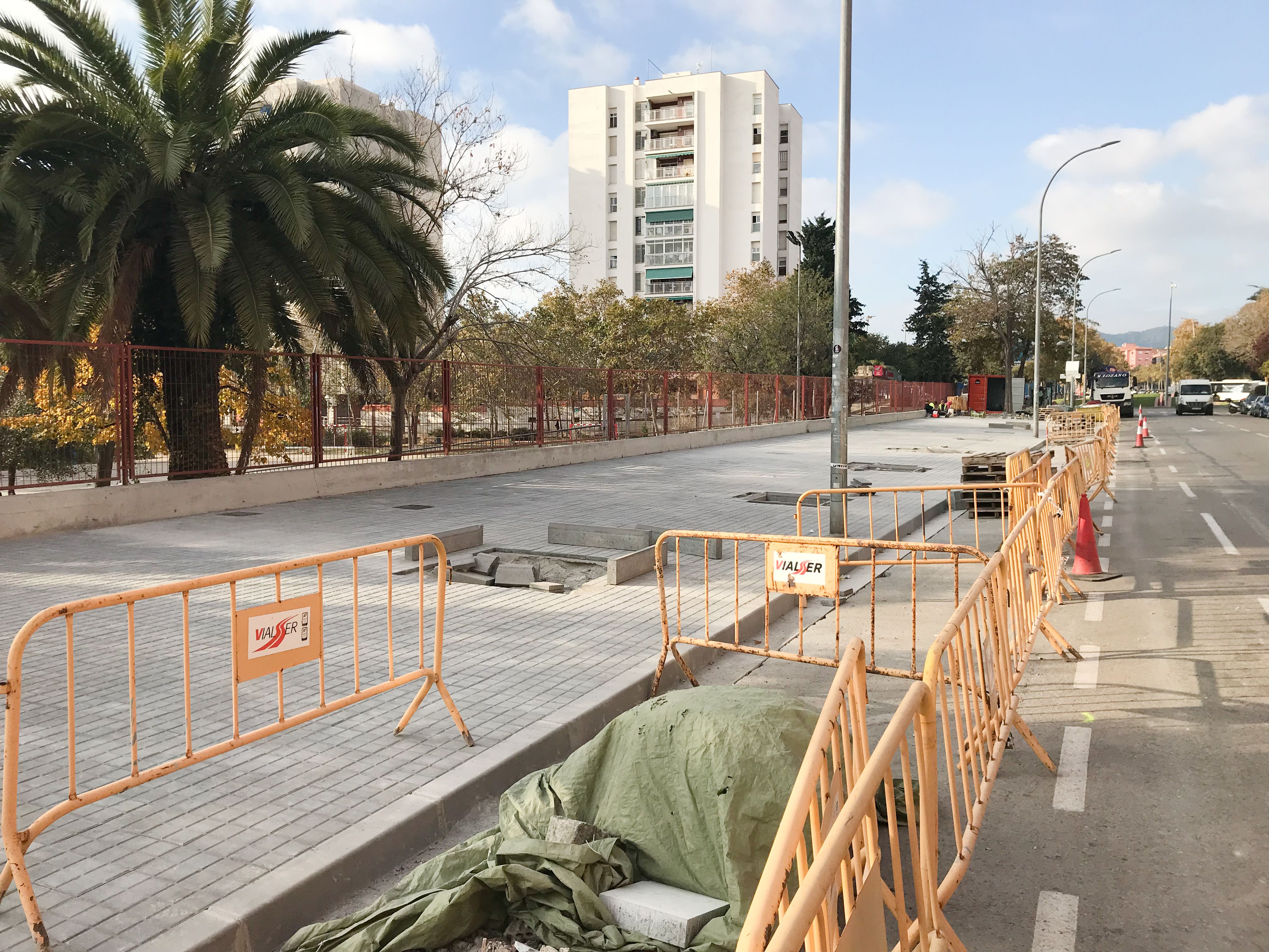 Obras al Camino del Medio. Foto: R. Gallofré