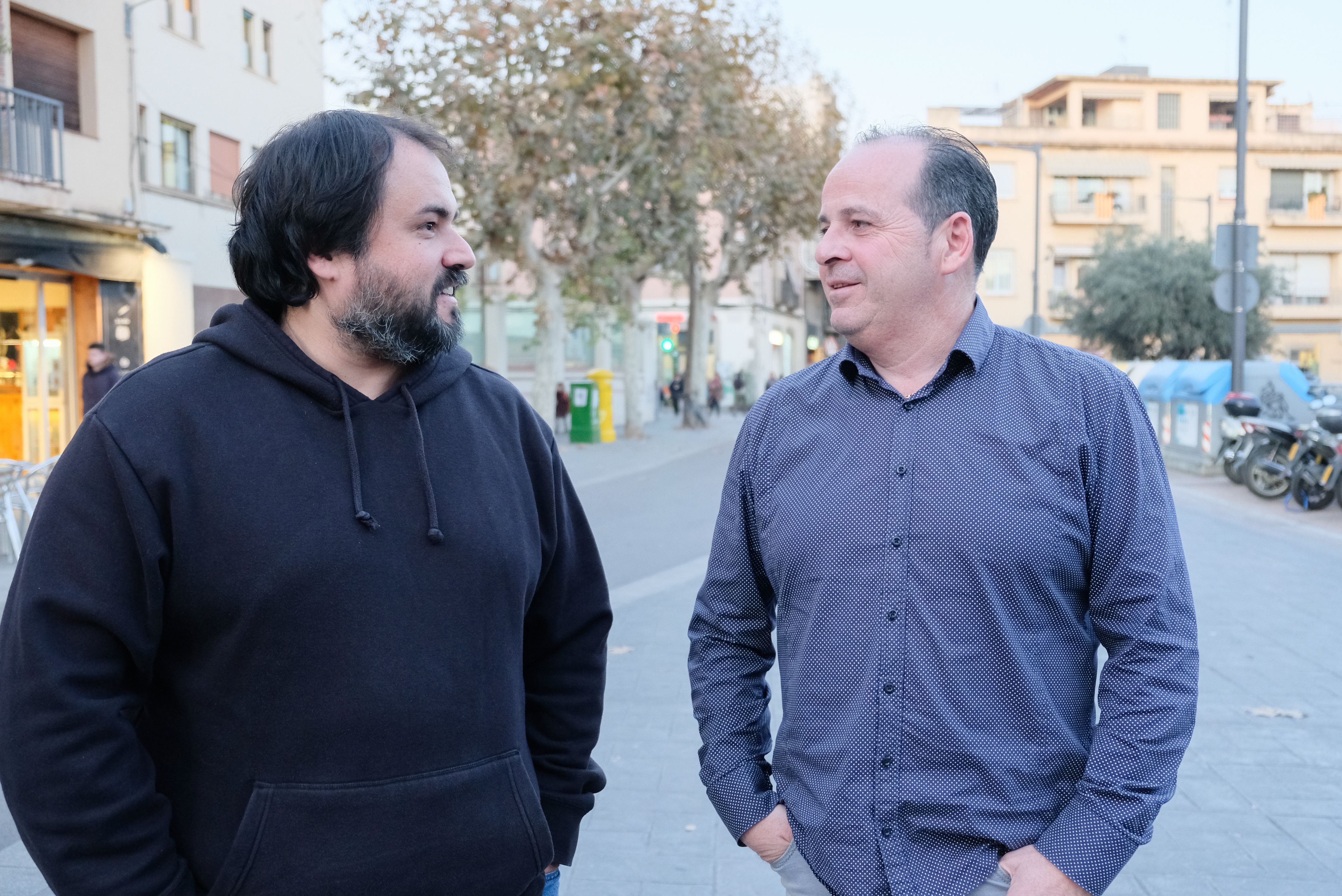 Raúl Yeste y Beni Jurado, dos de los promotores de Cerdañola Directo. Foto: R. G.