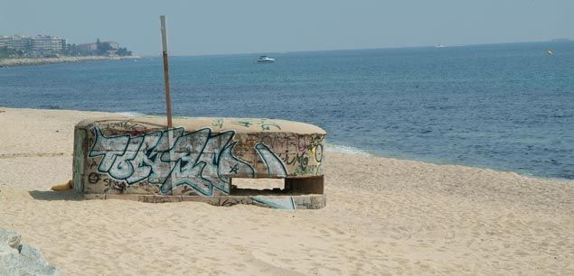 Uno de los bunkers mataronins, en una imagen de archivo Uno de los bunkers mataronins, en una imagen de archivo