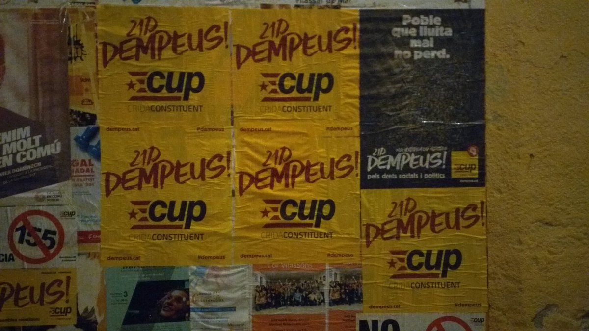 Carteles de la CUP