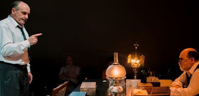 Els dos protagonistes del muntatge