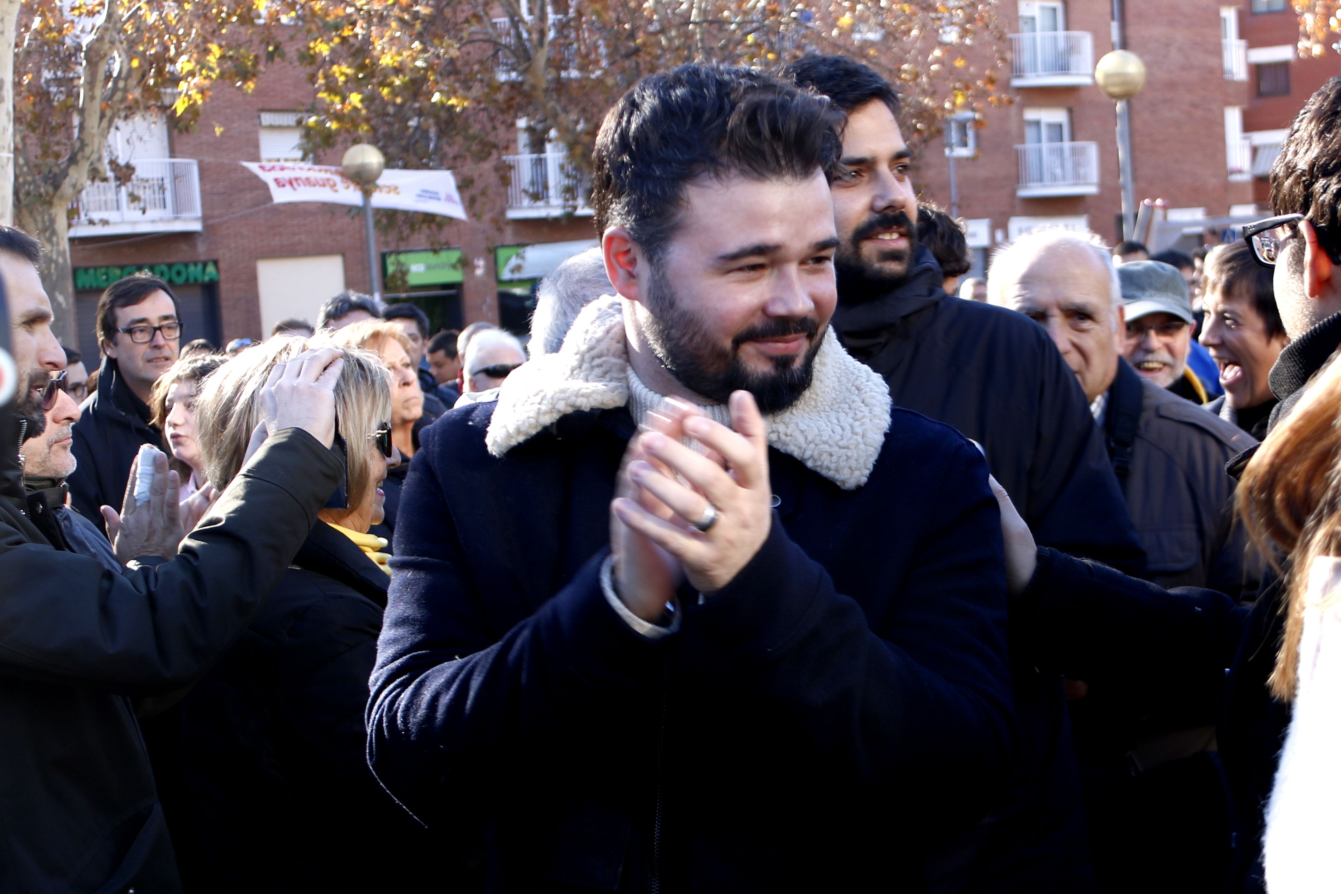 Rufián en Mataró. Foto: ACN