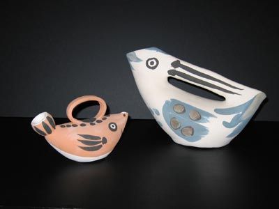 Dos de les peces originals que s'exposaran al nou Espai