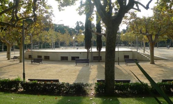 L'escenari del Parc Central