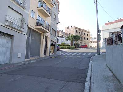 La calle de la Boixa, uno de los afectados por las obras. La calle de la Boixa, uno de los afectados por las obras.