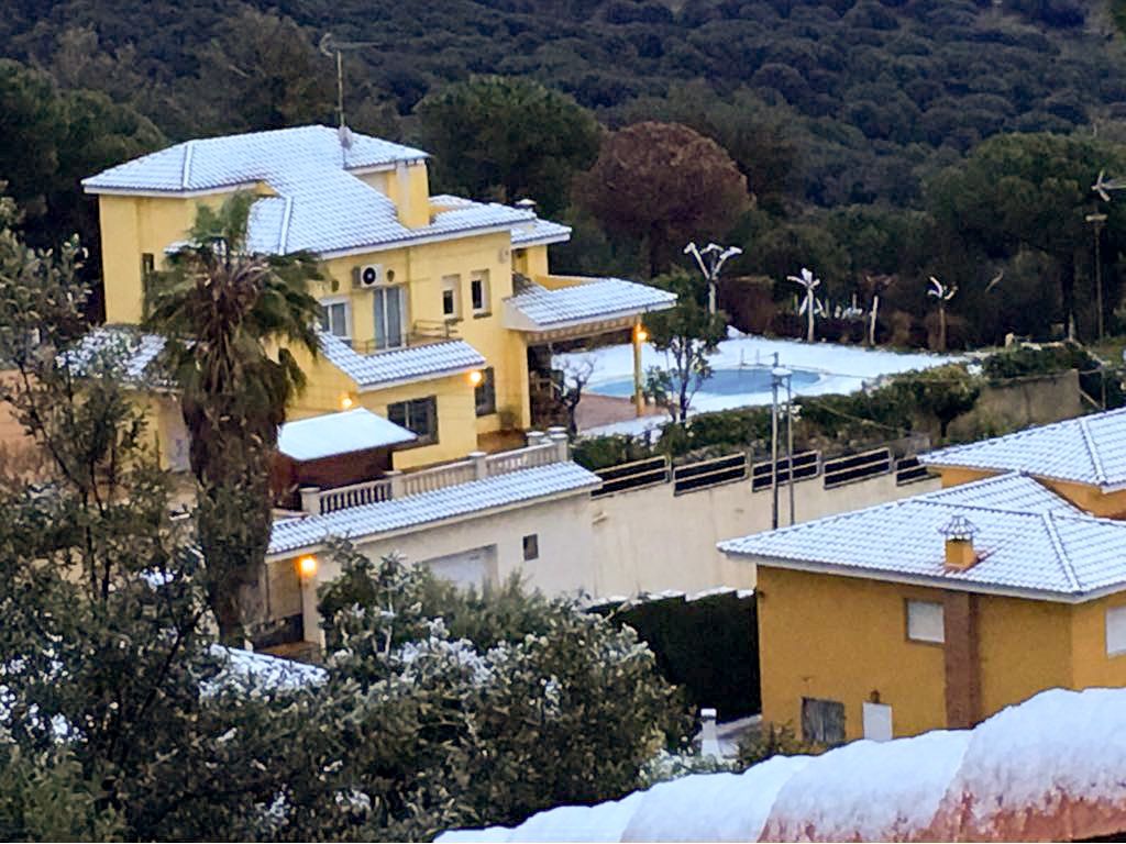 Nevada a Can Bruguera. Foto: Conxita Carbonell