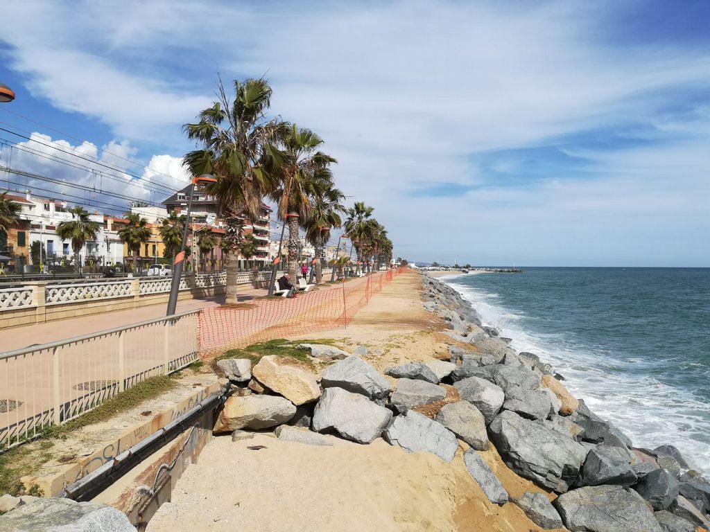 Front marítim i platges de Vilassar de Mar. Foto: Ajuntament