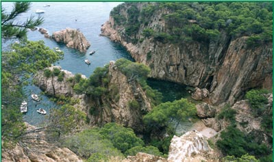 Las anfractuositats de cala Marquesa. Las anfractuositats de cala Marquesa.